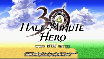 Half-Minute Hero (EU) screen shot title